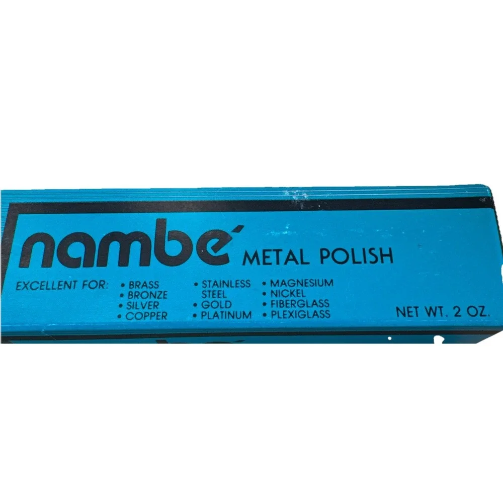 Vintage Nambe Metal Polish Original Formula RARE 2 Oz Brass Bronze Copper Silver